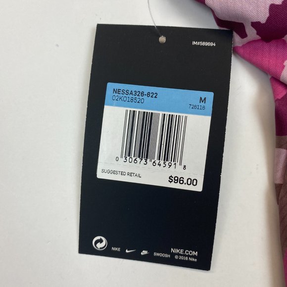 Women's Nike Camo U-Back One-Piece Swimsuit (NESSA326-622) Villain Red - M - Picture 5 of 6